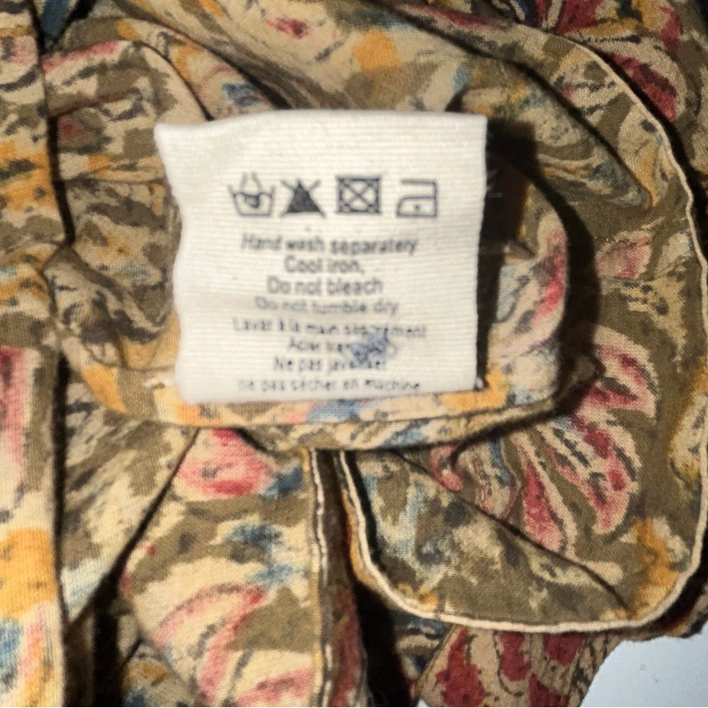 V.DE.VINSTER. Cotton Blouse‎ women’s size L - Picture 8 of 8